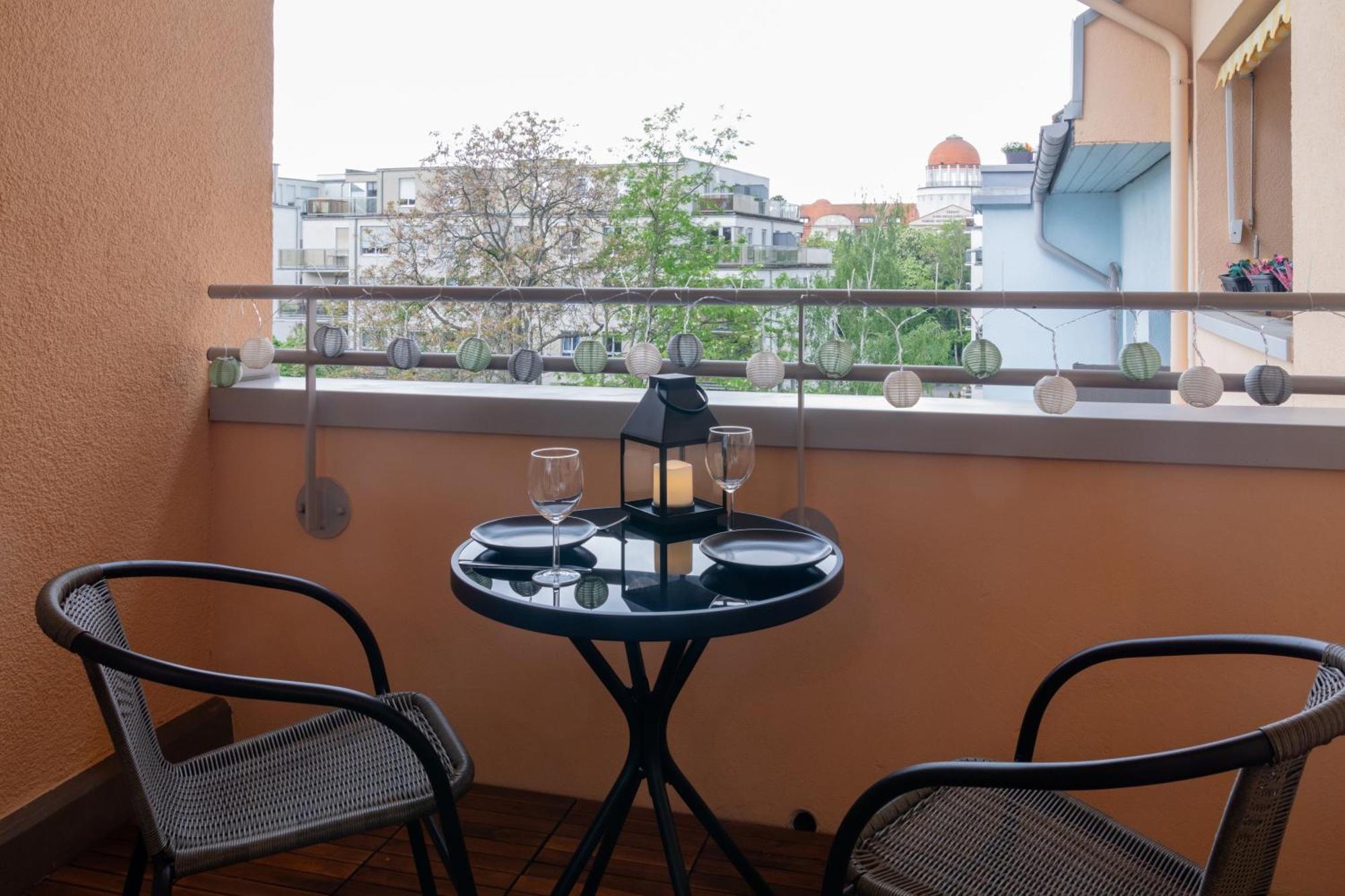 Home Shanti - Studio, Suedvorstadt, Balkon, Tv Leipzig Exterior foto